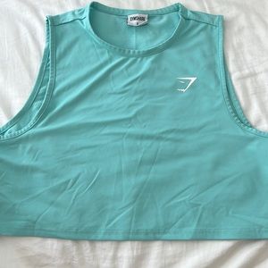 teal gymshark tank